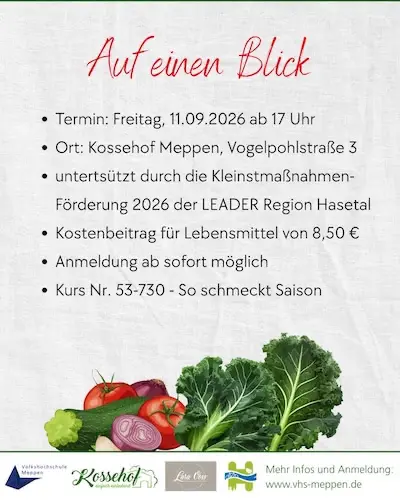Lust auf einen genussvollen Abend?