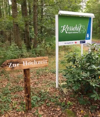 Hinweistafel zum Kossehof